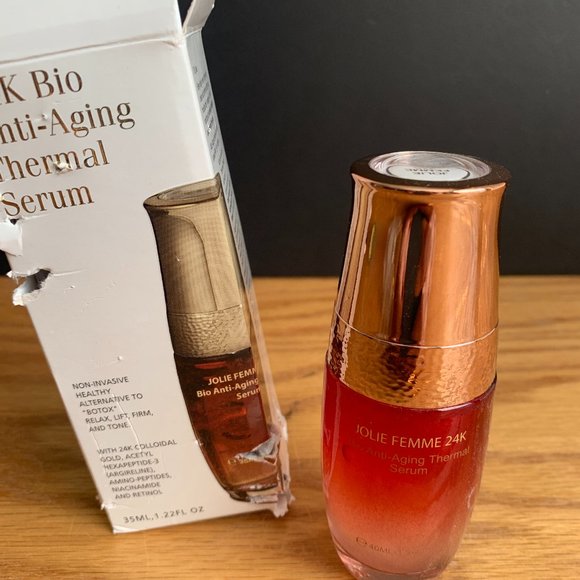 NIB Jolie Femme 24K Bio Anti-Aging Thermal Serum 35ml, Similar to Donna Bella - Picture 2 of 7
